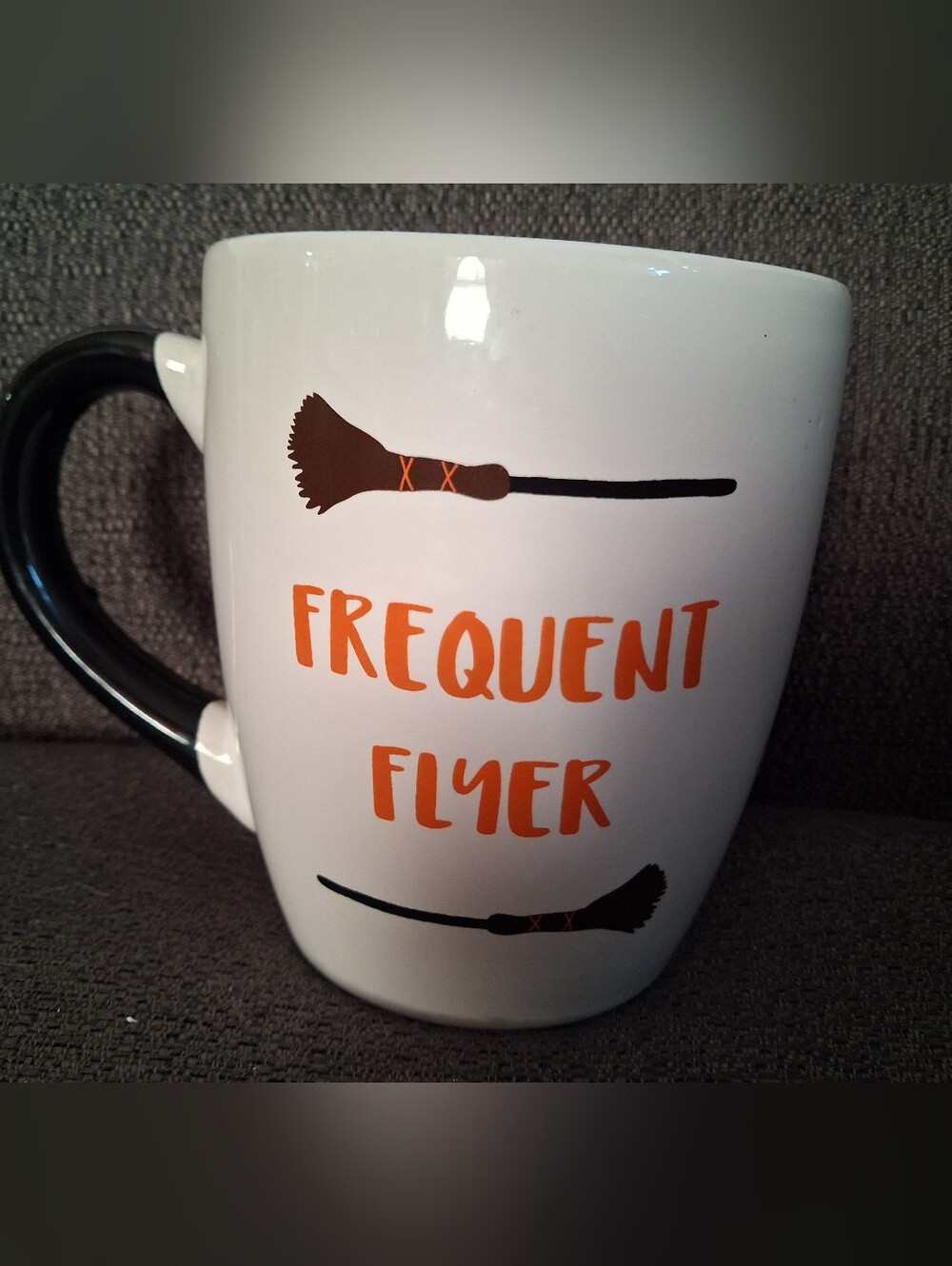 Arbor White Mug with Black Print